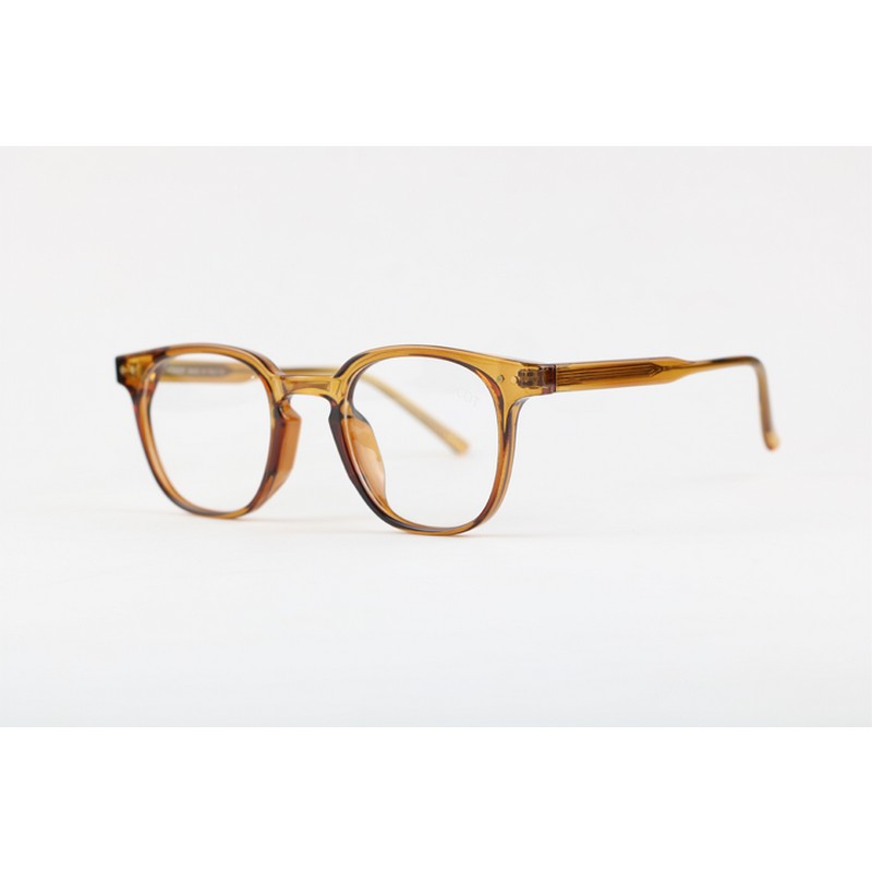 Moscot Brown Translucent Acetate Square Eyewear Get Me